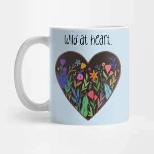 Wild at Heart Inspirational Flower Gift Mug